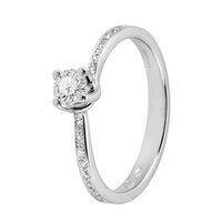 Anello Salvini Donna in Oro bianco 0.23 Ct 20057732 - 20057732
